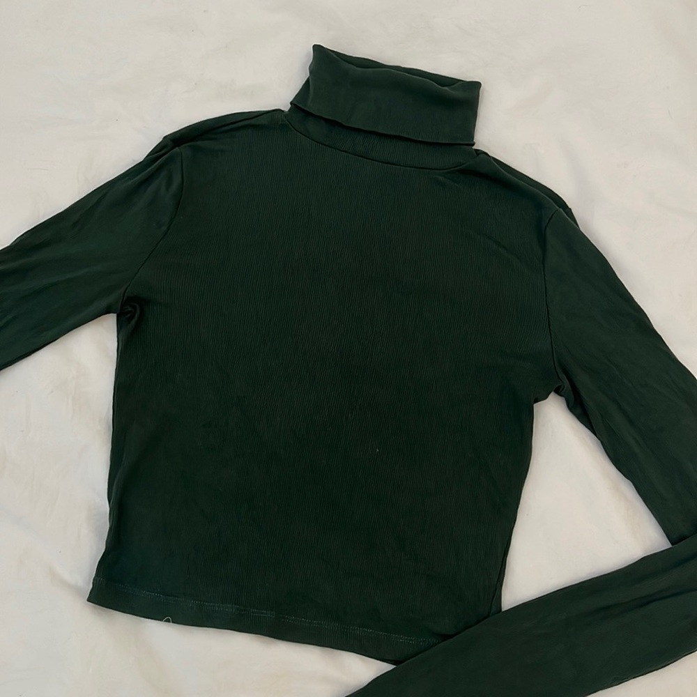 Sunday Best Freshman Cropped Turtleneck - Size 2XS - Excellent Condition